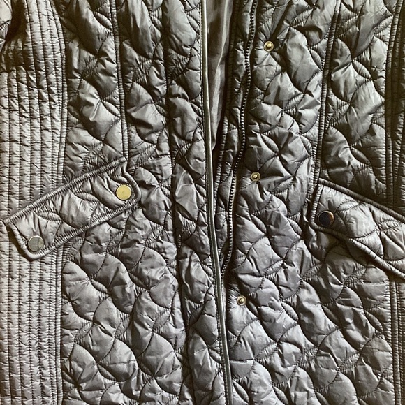 Larry Levine woman’s long black jacket size large - Picture 2 of 4